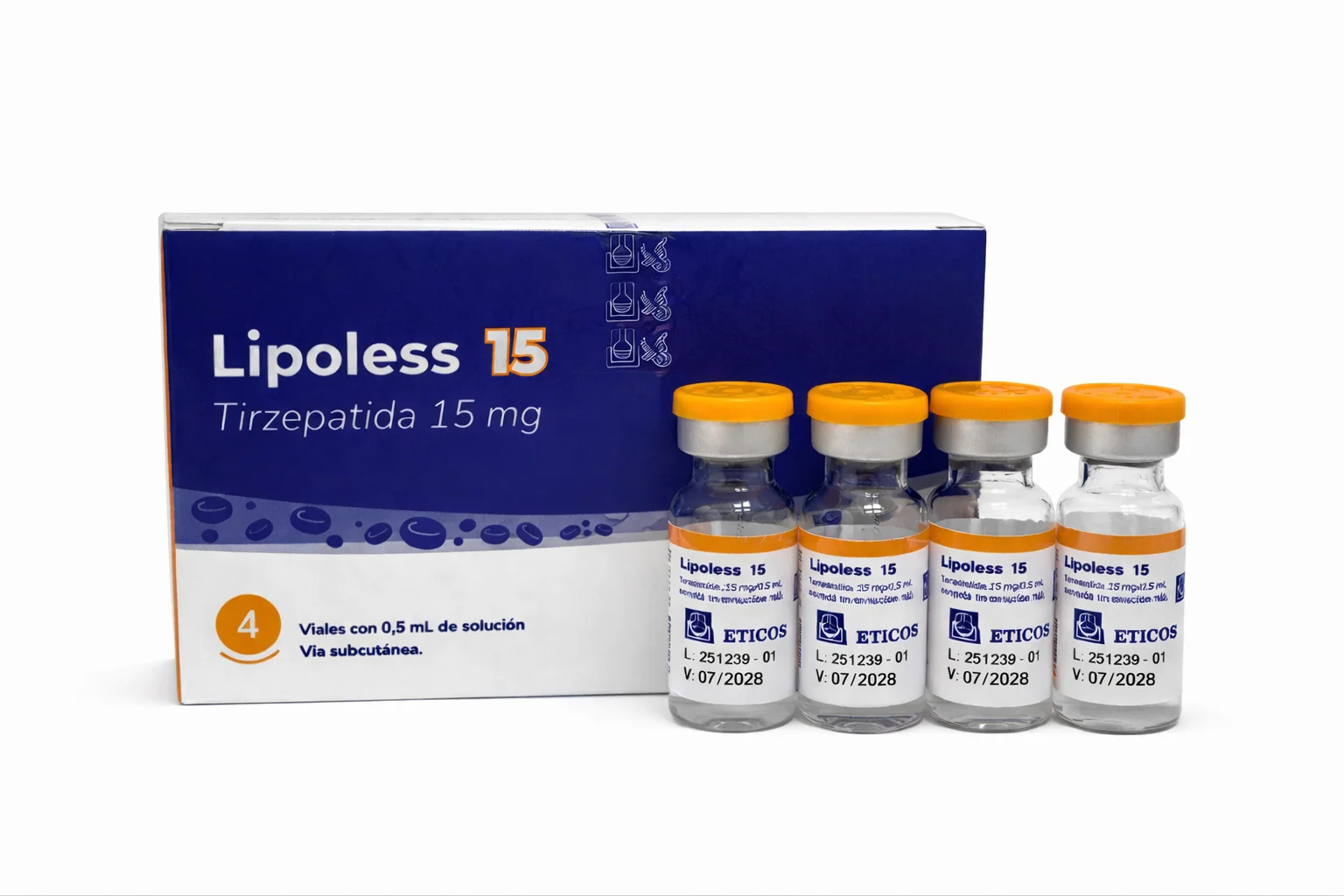 Lipoless 15mg – 4 ampolas