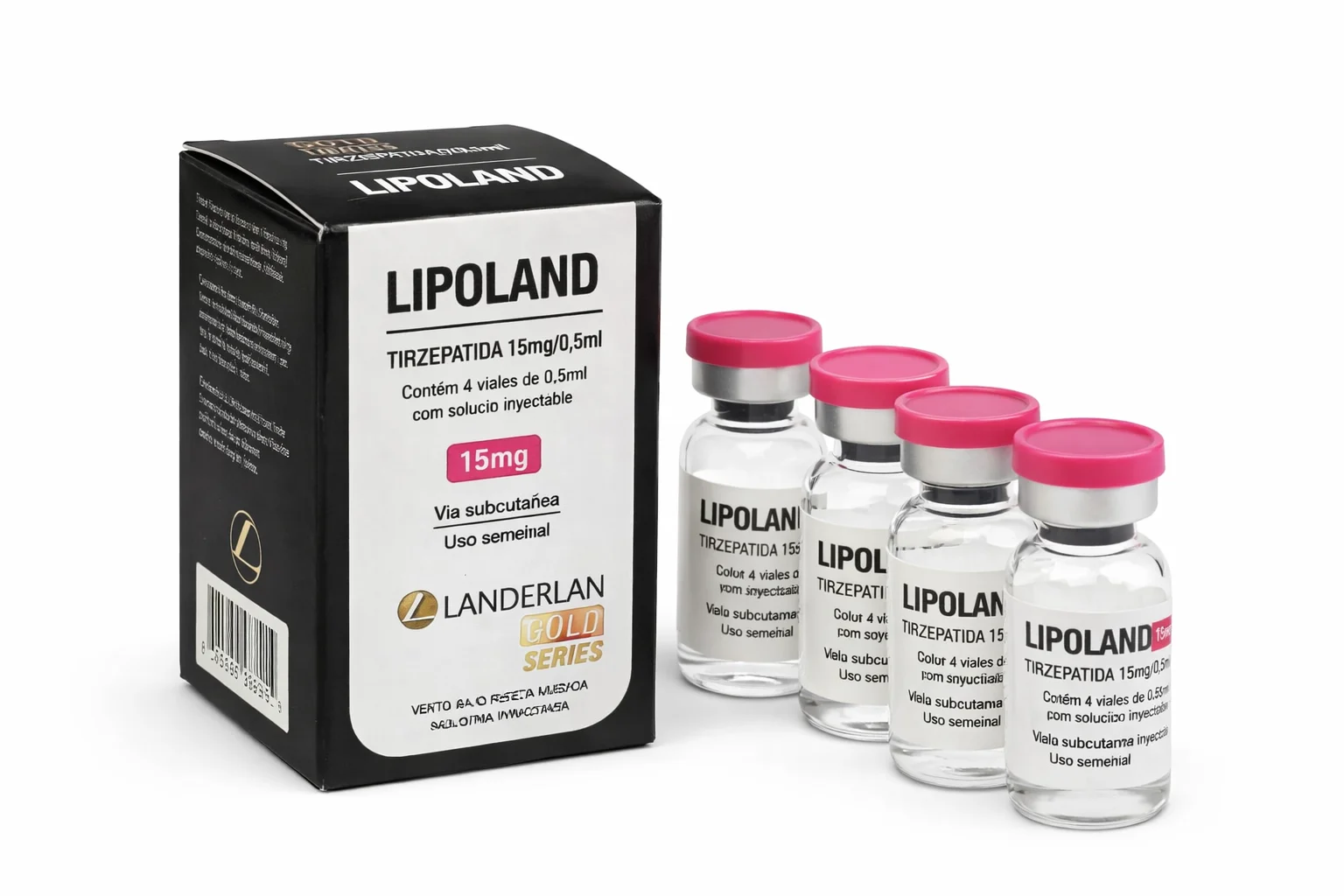 Lipoland 15mg – 4 ampolas